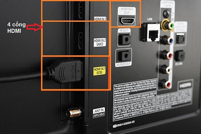 Kết nối nhiều cổng sẽ khiến âm thanh vang vọng. Vì thế khi kết nối loa bluetooth hãy rút dây tín hiệu ở cổng HDMI ra nhé.