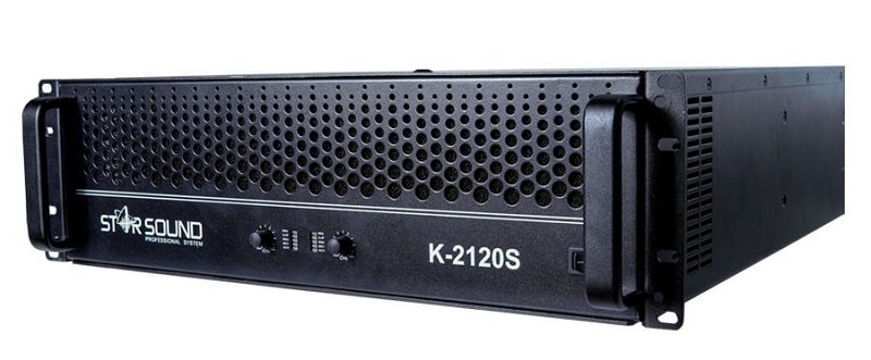 Cục đẩy công suất 2 kênh Starsound K320S thiết kế dày dặn, chắc chắn, âm thanh chân thật, sống động